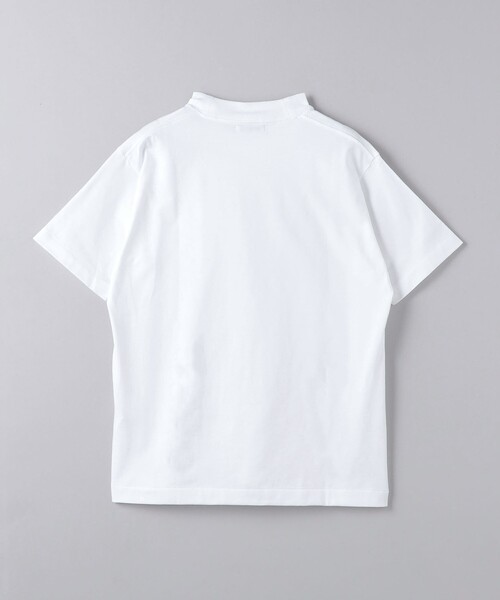 JONES SPORTS モックネックシャツ ホワイト JONES SPORTS モックネックシャツ ホワイト メンズウェア