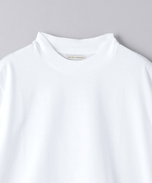UNITED ARROWS（ユナイテッドアローズ）の「SARROWS/サローズ オーガニックコットン モックネック Tシャツ（Tシャツ/カットソー・メンズ・ホワイト/ダークグレー・S/M/L/XL）」の17枚目の写真