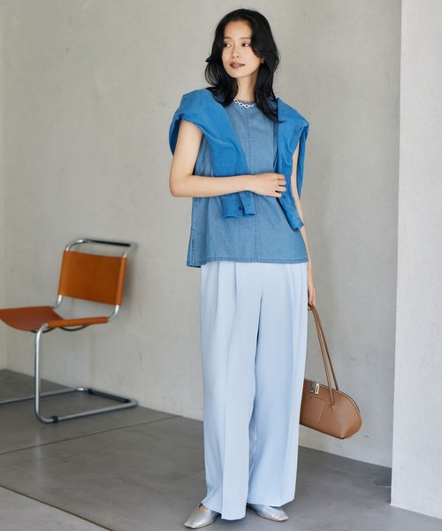 【セール】BARNYARDSTORM / ノースリライトデニムタンク（シャツ/ブラウス）｜BARNYARDSTORM（バンヤードストーム）