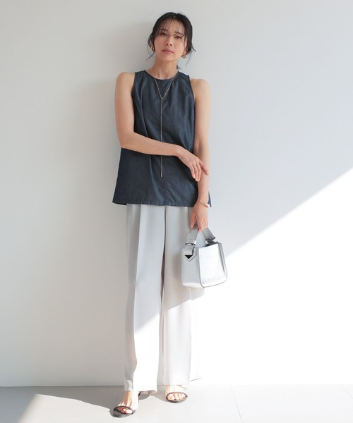 【セール】BARNYARDSTORM / ノースリライトデニムタンク（シャツ/ブラウス）｜BARNYARDSTORM（バンヤードストーム）