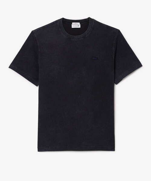 LACOSTE(ラコステ)の「ヘビーウェイト エッセンシャル ウォッシュド加工 半袖Tシャツ(Tシャツ/カットソー・メンズ・ベージュ/ブラック/ライトブルー・M/L/XL/S/XS)」の7枚目の写真