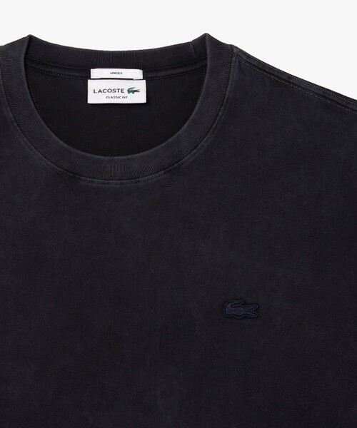 LACOSTE(ラコステ)の「ヘビーウェイト エッセンシャル ウォッシュド加工 半袖Tシャツ(Tシャツ/カットソー・メンズ・ベージュ/ブラック/ライトブルー・M/L/XL/S/XS)」の8枚目の写真