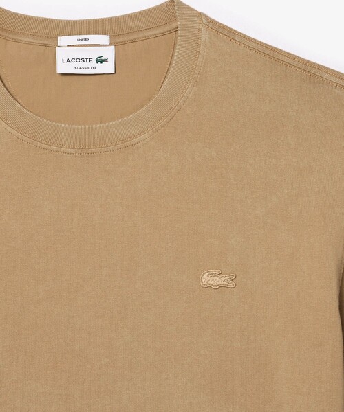 LACOSTE(ラコステ)の「ヘビーウェイト エッセンシャル ウォッシュド加工 半袖Tシャツ(Tシャツ/カットソー・メンズ・ベージュ/ブラック/ライトブルー・M/L/XL/S/XS)」の13枚目の写真