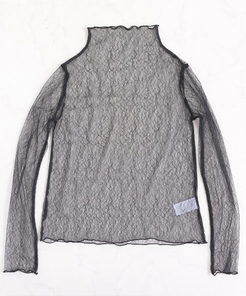 terrace(テラス)の「刺繍チュールトップ(Tシャツ/カットソー・レディース・アイボリー/ブラック系その他2/オフホワイト/ブラック系その他・MEDIUM)」の11枚目の写真