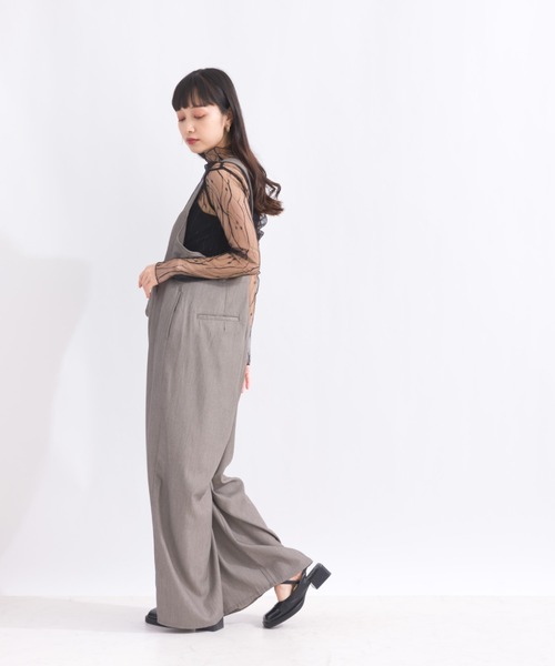 terrace(テラス)の「刺繍チュールトップ(Tシャツ/カットソー・レディース・アイボリー/ブラック系その他2/オフホワイト/ブラック系その他・MEDIUM)」の14枚目の写真