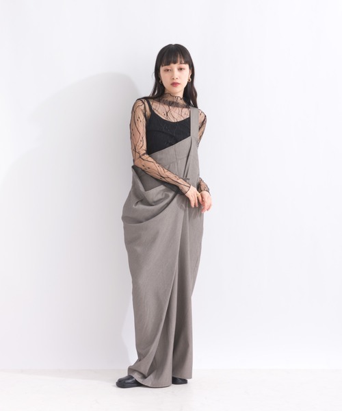 terrace(テラス)の「刺繍チュールトップ(Tシャツ/カットソー・レディース・アイボリー/ブラック系その他2/オフホワイト/ブラック系その他・MEDIUM)」の16枚目の写真
