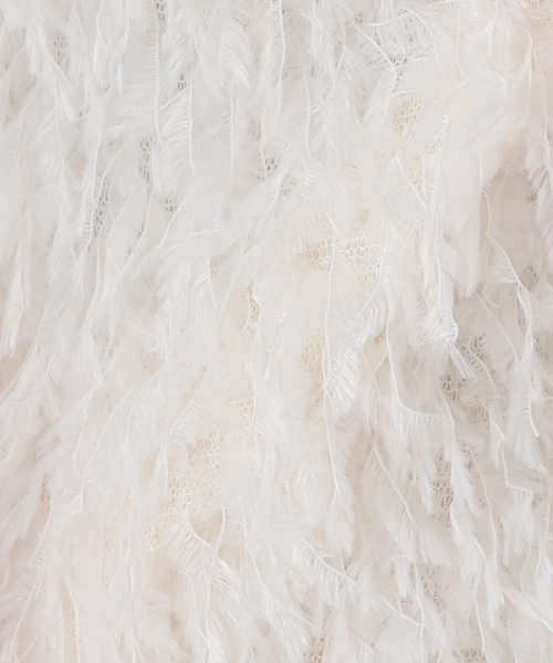 Noble（ノーブル）の「フェザーヤーンイージーパンツ（スラックス・レディース・ホワイト/ブラック・36/38）」の22枚目の写真