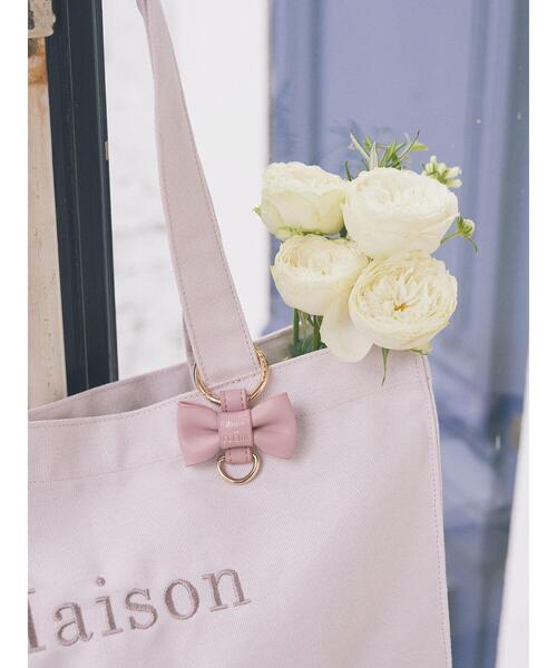 Maison de FLEUR(メゾンドフルール)の「リボンキーリング(キーホルダー・レディース・ピンク系その他2/ピンク系その他3/ボルドー/アイボリー/ブルー系その他7・FREE)」の15枚目の写真