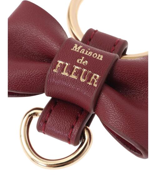 Maison de FLEUR(メゾンドフルール)の「リボンキーリング(キーホルダー・レディース・ピンク系その他2/ピンク系その他3/ボルドー/アイボリー/ブルー系その他7・FREE)」の7枚目の写真