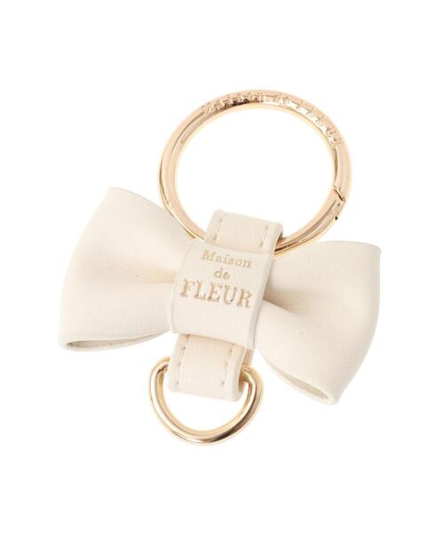Maison de FLEUR(メゾンドフルール)の「リボンキーリング(キーホルダー・レディース・ピンク系その他2/ピンク系その他3/ボルドー/アイボリー/ブルー系その他7・FREE)」の13枚目の写真