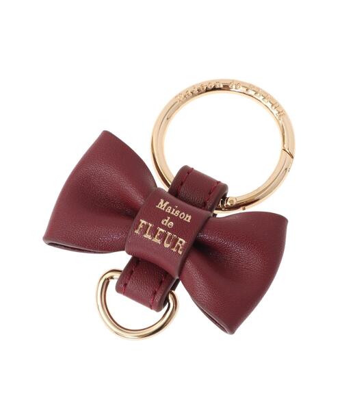 Maison de FLEUR(メゾンドフルール)の「リボンキーリング(キーホルダー・レディース・ピンク系その他2/ピンク系その他3/ボルドー/アイボリー/ブルー系その他7・FREE)」の11枚目の写真