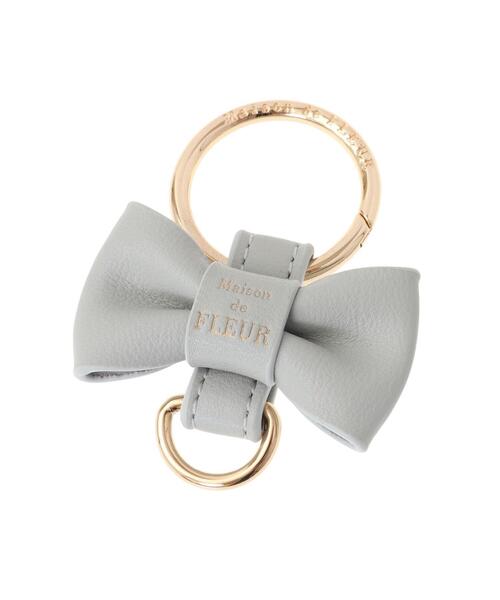 Maison de FLEUR(メゾンドフルール)の「リボンキーリング(キーホルダー・レディース・ピンク系その他2/ピンク系その他3/ボルドー/アイボリー/ブルー系その他7・FREE)」の10枚目の写真