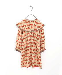p.premier（ピードットプルミエ）の「イロチ買いしたい衿フリルのワンピース（ワンピース・キッズ）」