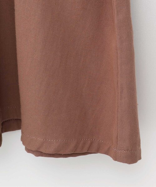 p.premier（ピードットプルミエ）の「イロチ買いしたい衿フリルのワンピース（ワンピース・キッズ・チャコール/イエロー/ブラウン/グリーン/ピンク/レッド・80/90/100/110/120/130/140）」の9枚目の写真