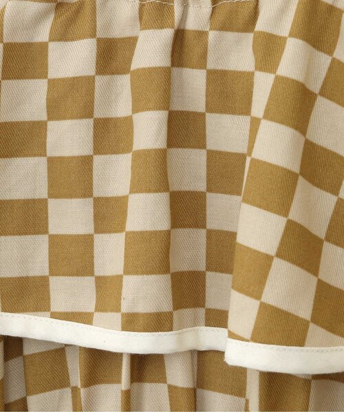 p.premier（ピードットプルミエ）の「イロチ買いしたい衿フリルのワンピース（ワンピース・キッズ・チャコール/イエロー/ブラウン/グリーン/ピンク/レッド・80/90/100/110/120/130/140）」の11枚目の写真