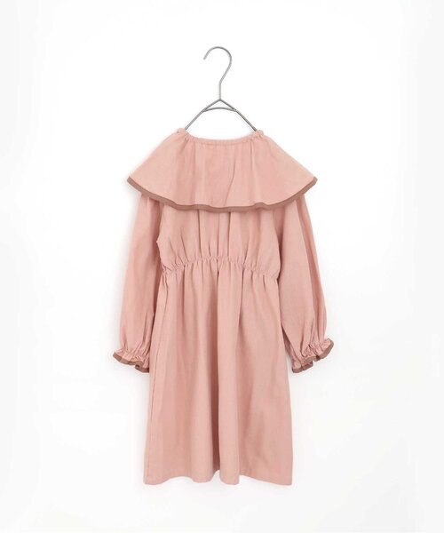 p.premier（ピードットプルミエ）の「イロチ買いしたい衿フリルのワンピース（ワンピース・キッズ・チャコール/イエロー/ブラウン/グリーン/ピンク/レッド・80/90/100/110/120/130/140）」の15枚目の写真