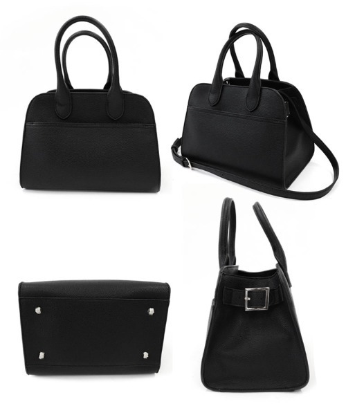 DONOBAN（ドノバン）の「ショルダー付きサイドベルトトートバッグ（トートバッグ・レディース・ブラック/ベージュ系その他・ONESIZE）」の7枚目の写真