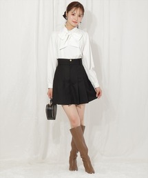 WILLSELECTION | ダブルウエストプリーツスカショーパン(スカート)