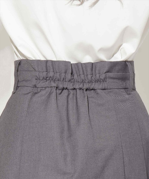 WILLSELECTION（ウィルセレクション）の「ダブルウエストプリーツスカショーパン（スカート・レディース・グレー/ブラック/ダークブラウン・FREE）」の11枚目の写真