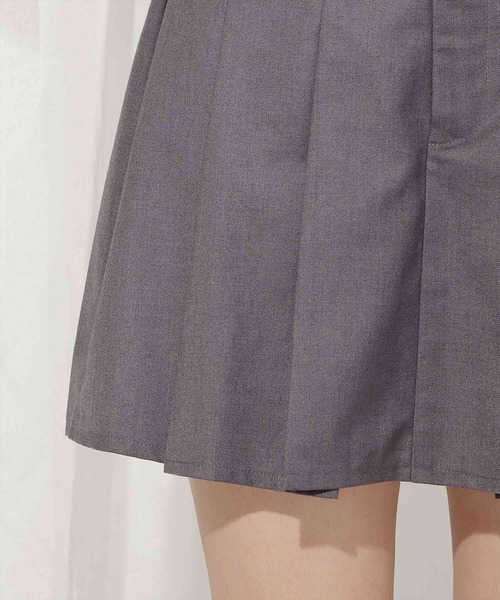 WILLSELECTION（ウィルセレクション）の「ダブルウエストプリーツスカショーパン（スカート・レディース・グレー/ブラック/ダークブラウン・FREE）」の12枚目の写真