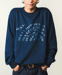 ROOPTOKYO | 【SEA LA VIEW / シーラビユウ】オーバーサイズ 英字ロゴプリントスウェット 裏毛 ユニセックス オーバーサイズ(スウェット)