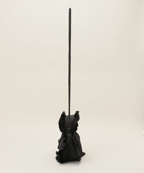 Oriens JOURNAL STANDARD(オリエンス ジャーナルスタンダード)の「【P.A.M/パム】 MINI TAROT BAG - FRILLS:バッグ(ハンドバッグ・レディース・ブラック・FREE)」の3枚目の写真