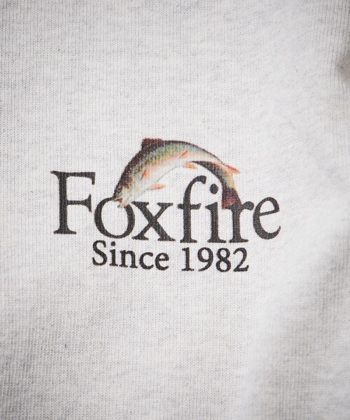 Foxfire（フォックスファイヤー）の「Foxfire/フォックスファイヤー 別注 Foxfire プリントクルーネック ロングスリーブTシャツ/カタログトラウト/バックプリント/リラックスフィット/10.5オンス（Tシャツ/カットソー・メンズ・ホワイト/チャコール/アッシュグレー・LARGE/MEDIUM）」の15枚目の写真