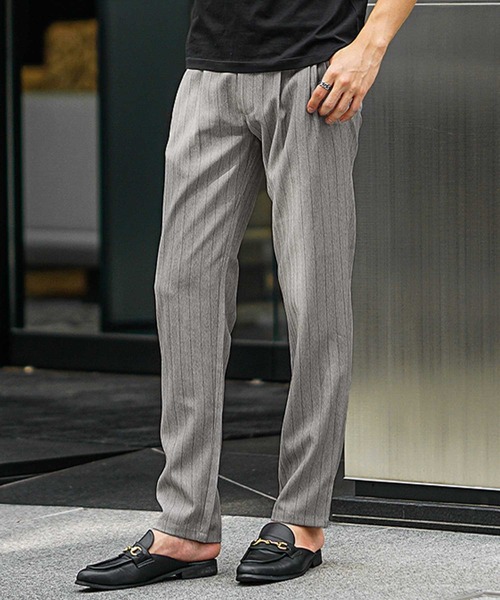 SOMEDIFF（サムディフ）の「テーパードスラックス メンズ セットアップ対応 春服（スラックス・メンズ・ベージュ/ネイビー/グレー・M/XL/L）」の5枚目の写真