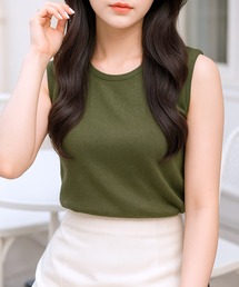 ダークグリーン ノースリーブニット S ZARA グリーン ノースリーブニット S - メルカリ