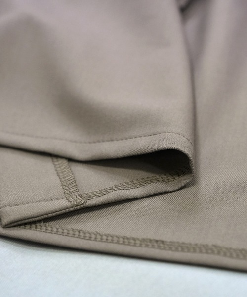 reca（レカ）の「ペプラムギャザーノーカラージャケット（スーツジャケット・レディース・グレイッシュベージュ/ブラック/ネイビー/サンドベージュ/ベージュ・M/L）」の21枚目の写真
