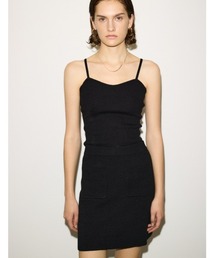 THROW by SLY（スローバイスライ）の「THROW　RIB HG BARE TOP リブ ハイゲージ ブラ トップ（キャミソール）」