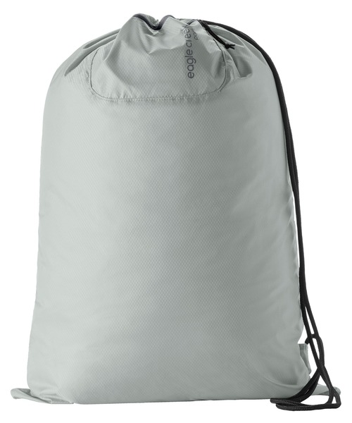 EagleCreek(イーグルクリーク)の「EagleCreek/Packable Laundry Sack/パッカブル ドローストリング(エコバッグ/サブバッグ・メンズ・グレー/ブラック・FREE)」の4枚目の写真