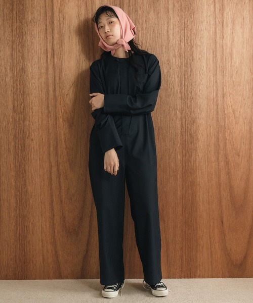 セール】【original】フロントジップオールインワン / ジャンプスーツ