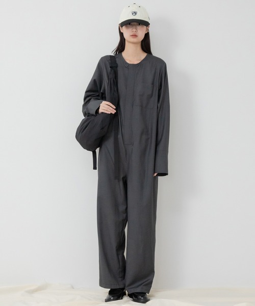 セール】【original】フロントジップオールインワン / ジャンプ