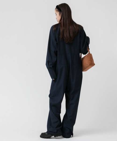 セール】【original】フロントジップオールインワン / ジャンプスーツ