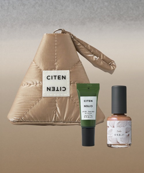 OSAJI（オサジ）の「CITEN×OSAJI 立体ポーチセット（ポーチ・ネイル
