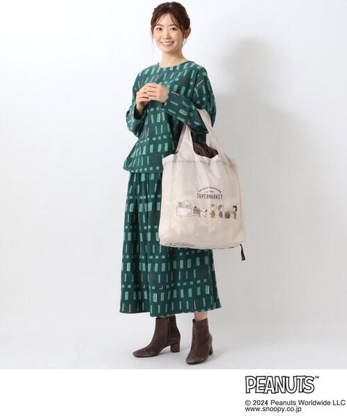 Only one エコバッグ one'sterrace エコバッグ モンチッチ ワイド底板エコバッグ