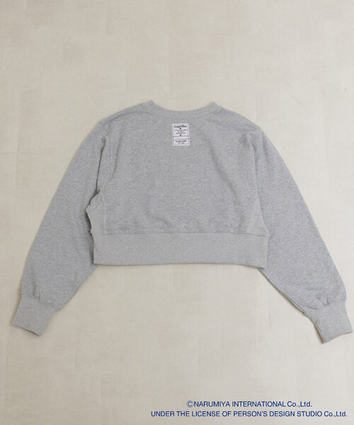 natural couture（ナチュラルクチュール）の「ANGEL BLUE×natural couture クロップド刺繍プルオーバー（Tシャツ/カットソー・レディース・サックスブルー/オフホワイト/グレー・FREE）」の22枚目の写真