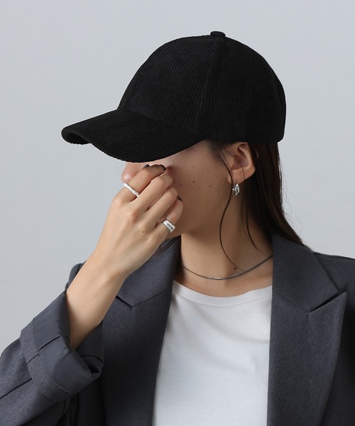 COLONY 2139（コロニートゥーワンスリーナイン）の「コーデュロイキャップ（キャップ・レディース・ブラック/ブラウン/ネイビー・FREE）」の2枚目の写真