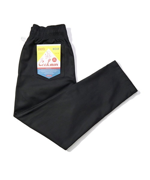 COOKMAN（クックマン）の「Cookman クックマン シェフパンツ イージーパンツ Herringbone Black（その他パンツ・メンズ・ブラック・MEDIUM/LARGE）」の3枚目の写真