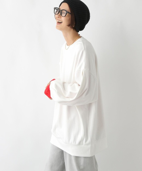 LEPSIM(レプシィム)の「袖タックチュニックワンピース 152931(チュニック・レディース・チャコールグレー/ブラック/イエロー/オフホワイト・FREE)」の11枚目の写真