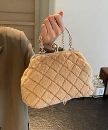 2WAYふわふわ サッチェルバッグ