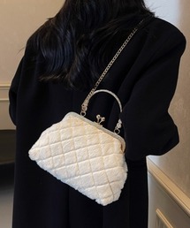 2WAYふわふわ サッチェルバッグ