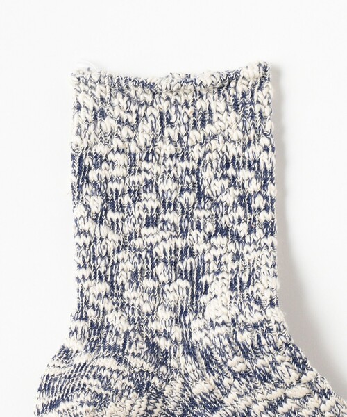 BEAMS（ビームス）の「ライト スラブ ソックス（ソックス/靴下・メンズ・ネイビー/ベージュ/ブラック・ONE SIZE）」の4枚目の写真