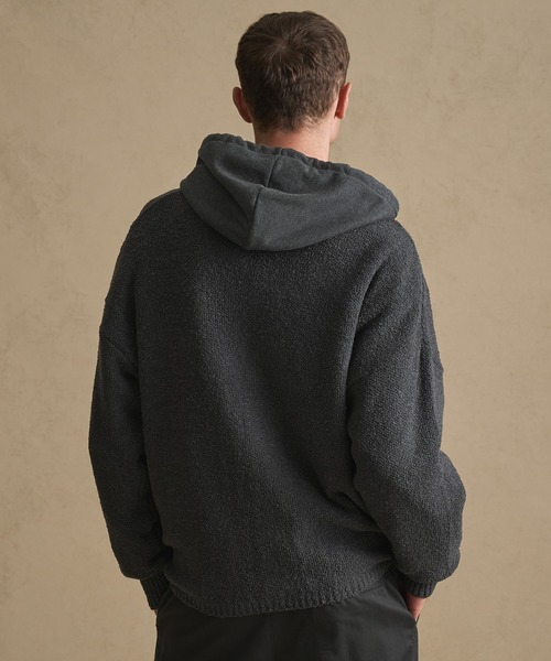 PUBLIC TOKYO ループパイルビッグカーデ　DARK GREY サイズ1 ループパイルビッグカーデ（カーディガン/ボレロ）｜PUBLIC