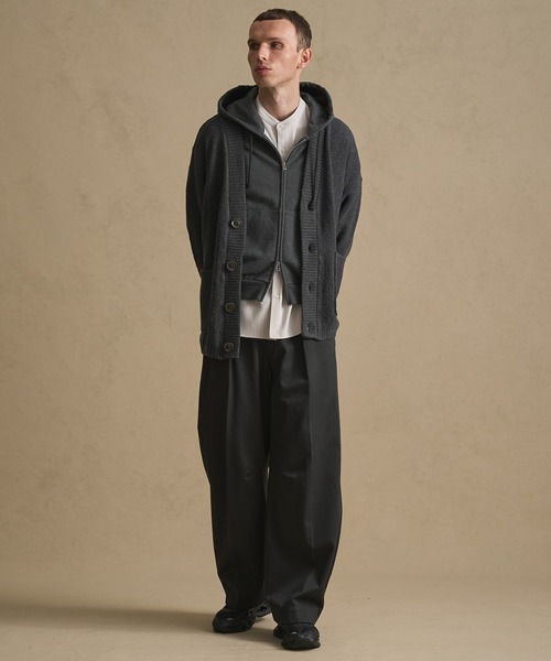 PUBLIC TOKYO ループパイルビッグカーデ　DARK GREY サイズ1 ループパイルビッグカーデ（カーディガン/ボレロ）｜PUBLIC