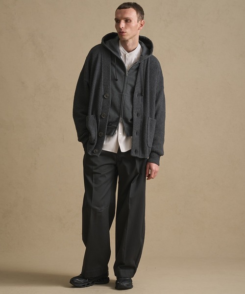 パブリックトウキョウ　ループパイルビッグカーディガン　ダークグレー　美品 ループパイルビッグカーデ（カーディガン/ボレロ）｜PUBLIC