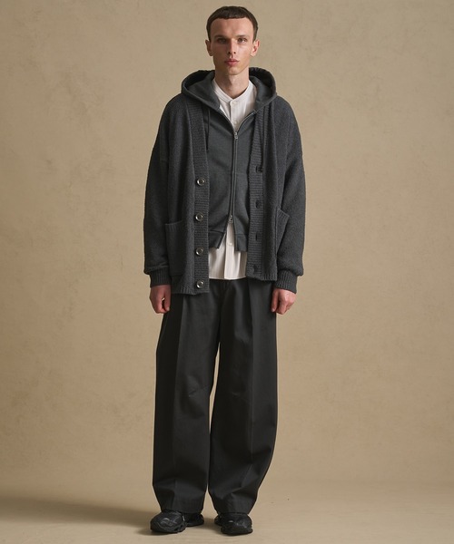 PUBLIC TOKYO ループパイルビッグカーデ　DARK GREY サイズ1 PUBLIC TOKYO ループパイルビッグカーデ DARK GREY サイズ1