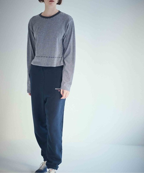 SEA（シー）の「SEA SPORTS テーパードスウェットパンツ（スウェットパンツ・レディース・グレー/チャコールグレー/ネイビー・ONE SIZE）」の3枚目の写真