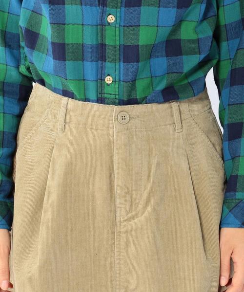 coen（コーエン）の「コーデュロイロングスカート（スカート・レディース・ネイビー/ダークブラウン/ベージュ・LARGE/MEDIUM）」の12枚目の写真